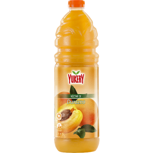 Jugo Yukery Durazno Pet 1.5Lt
