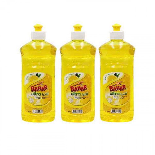BAHAR ULTRA DISH WASHING LIQUID LEMON 3*500ML