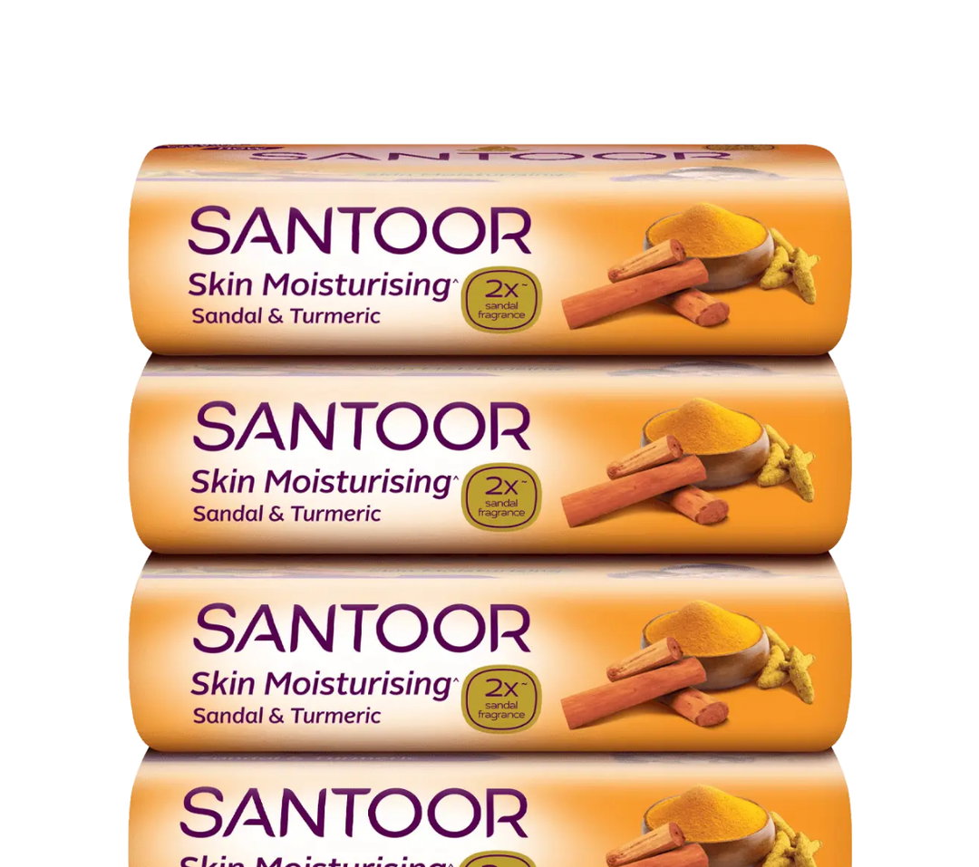 Santoor 150gm (4+1 Free)