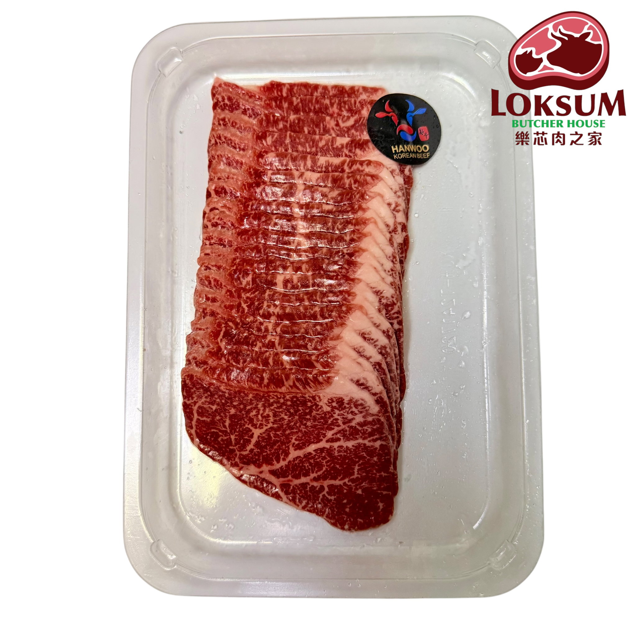 頂級韓國1++純種韓牛外側後腿肉 2mm片(火鍋/燒肉)  Premium Korean 1++ Beef Outside Flat 2mm Sliced (Hotpot/Yakiniku)_1