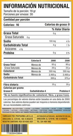 EEAAs mix aminos blackberry 30 servs MACROBLENDS