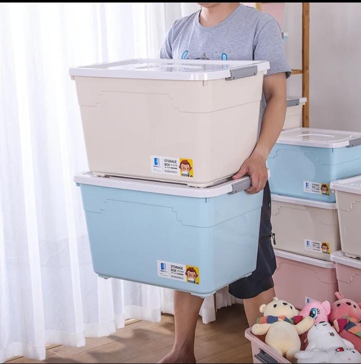 ❇️80litres storage boxes with wheels_0