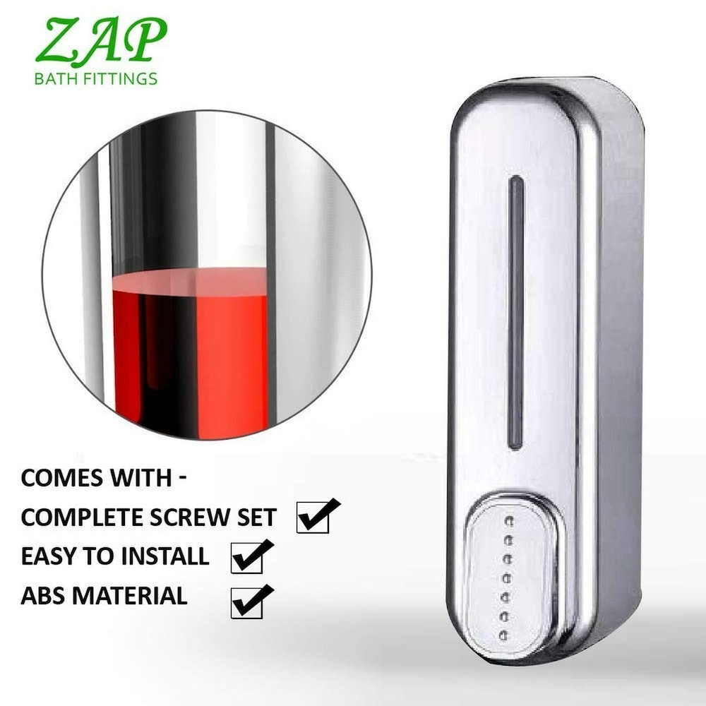 screw Wall mounted 350ml elevated design soap dispenser _1