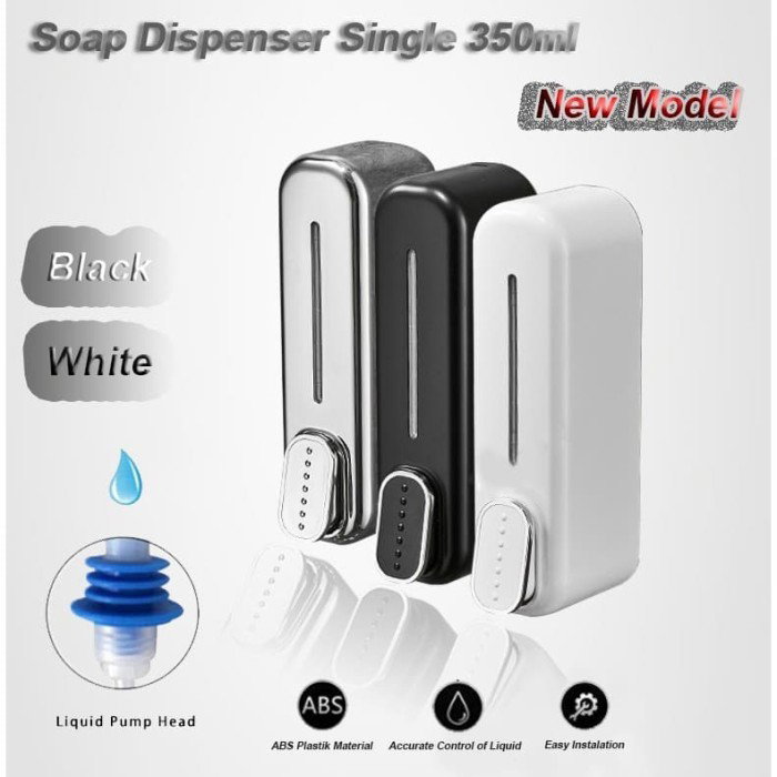 screw Wall mounted 350ml elevated design soap dispenser _0