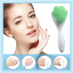 Cat paw shape Beauty cleanser silicone face cleaning brush 