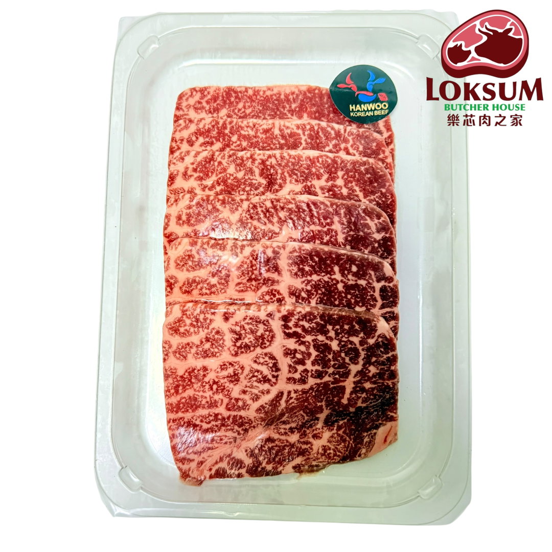้ ็ด้ๅ1++็ด็จฎ้็ๅคๅดๅพ่
ฟ่5mm็่็Premium Korean 1++ Beef Outside Flat 5mm Yakiniku Sliced