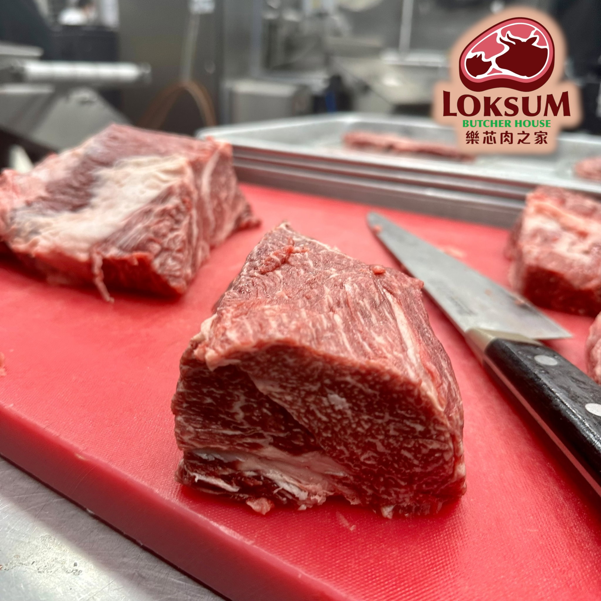 頂級韓國1++純種韓牛肩胛肉5mm燒肉片Premium Korean 1++ Beef Chuck Roll 5mm Yakiniku Sliced _5