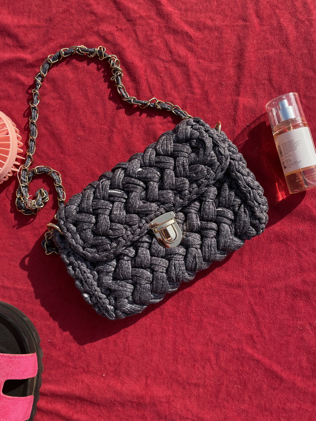 Shoulder bag crochet