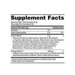 Amino Energy blue raspberry 65 servs ON