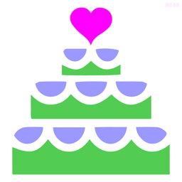 R786_Birthday Cake Wall Stencil