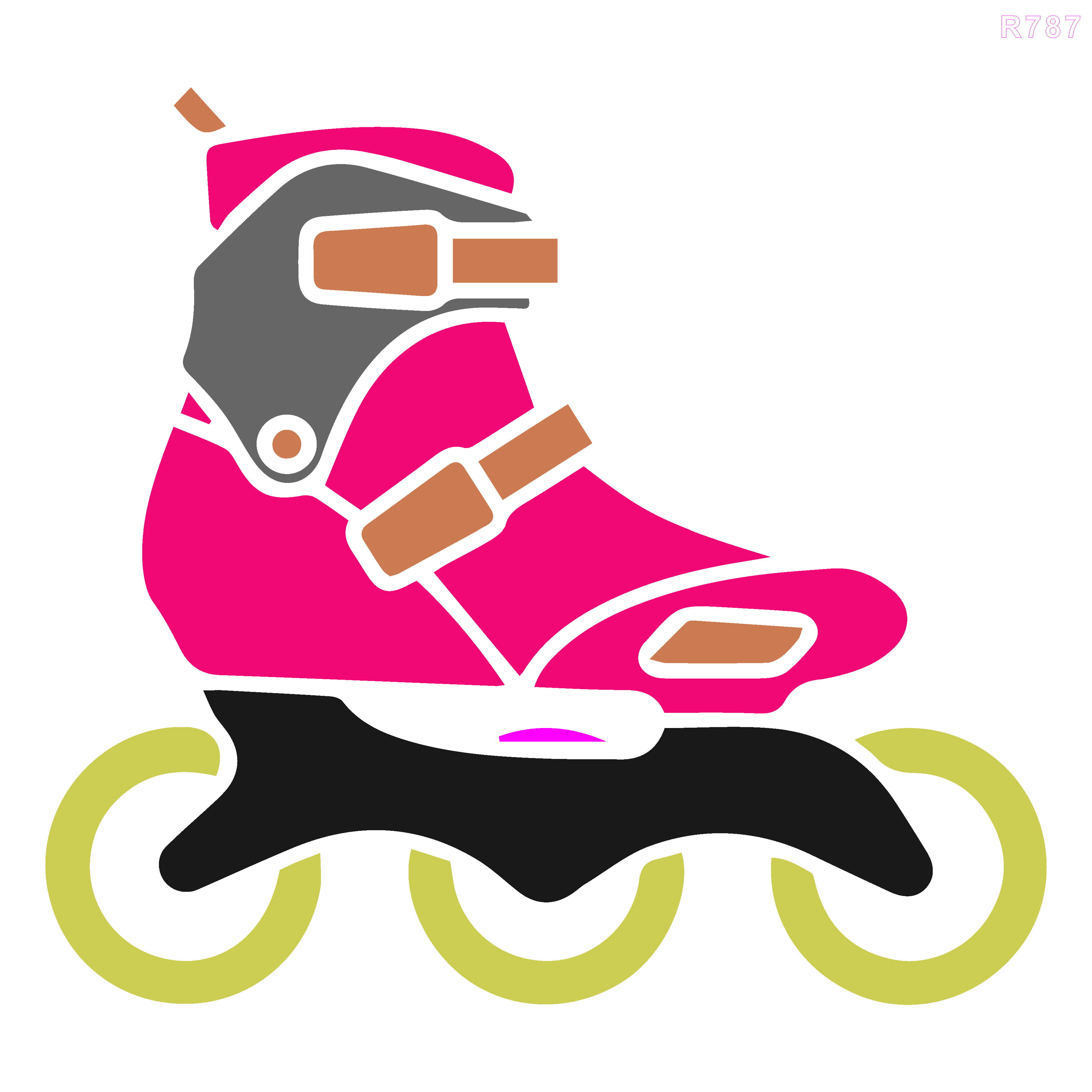 R787_Shoe Wall Stencil