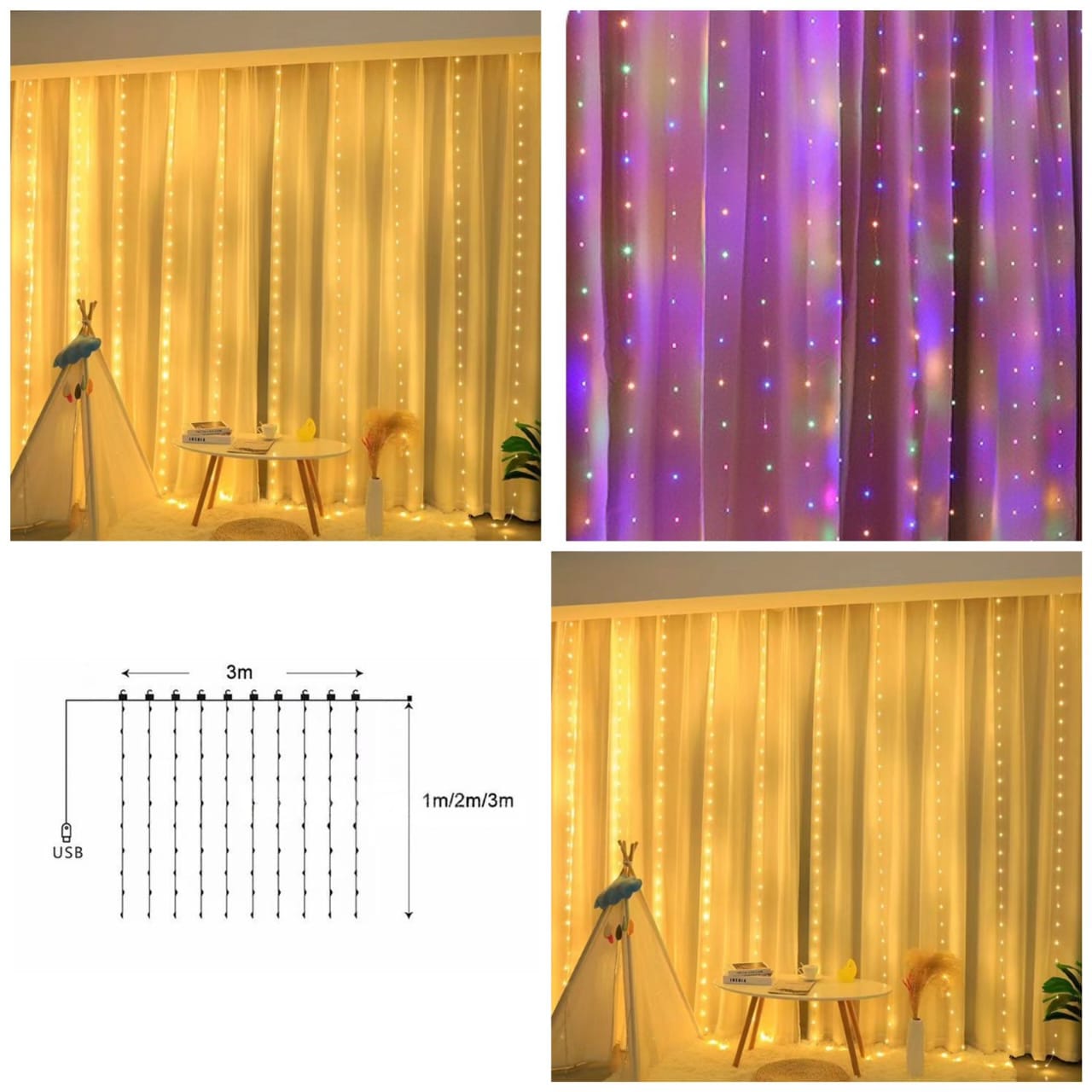 LED Curtain Fairy Christmas Lights_1