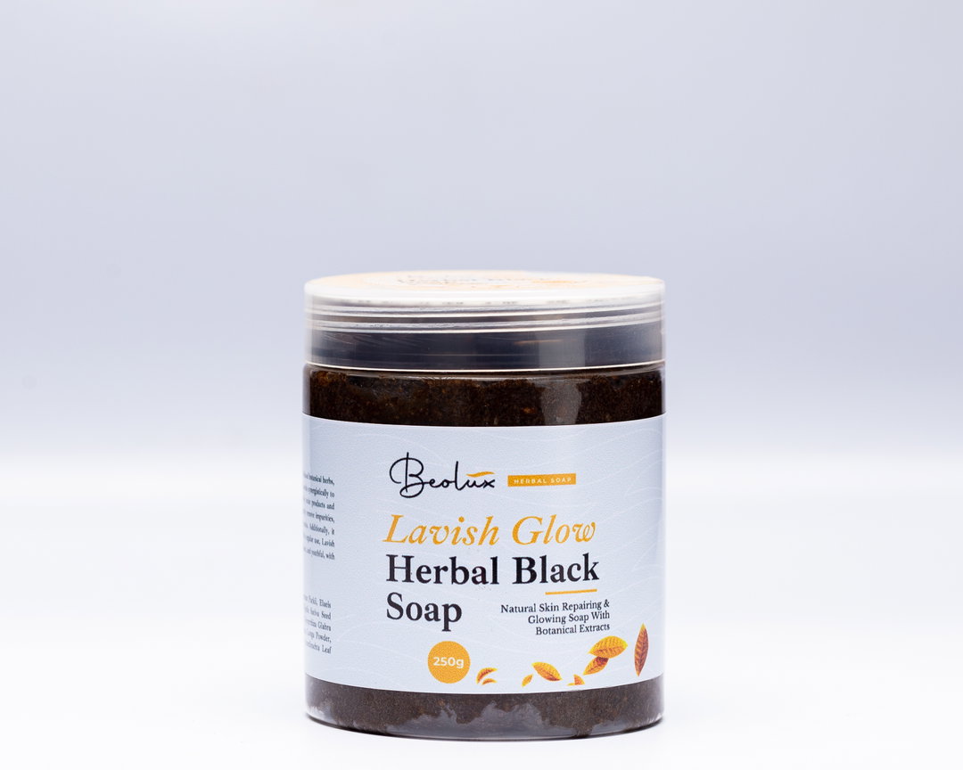 Lavish Glow Herbal Black Soap