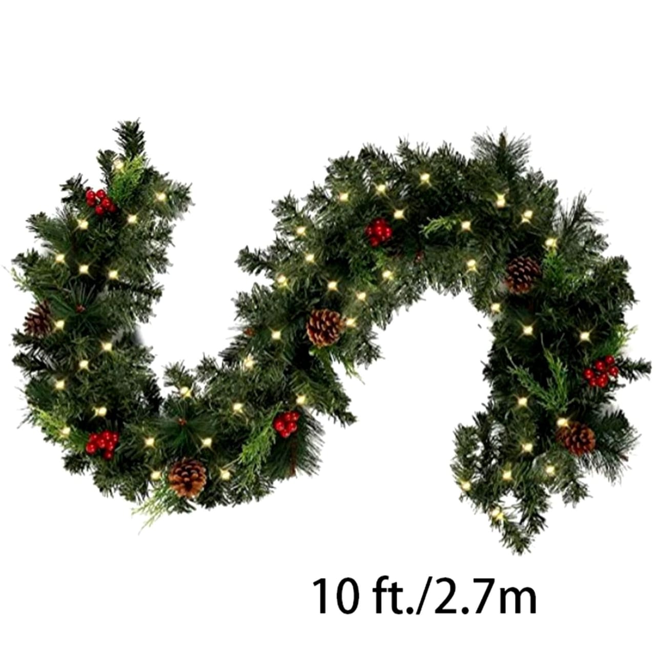 Multifunctional Christmas Predecorated Garland_6