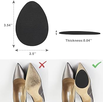 Shoe sole anti slip adhesive rubber stickers 