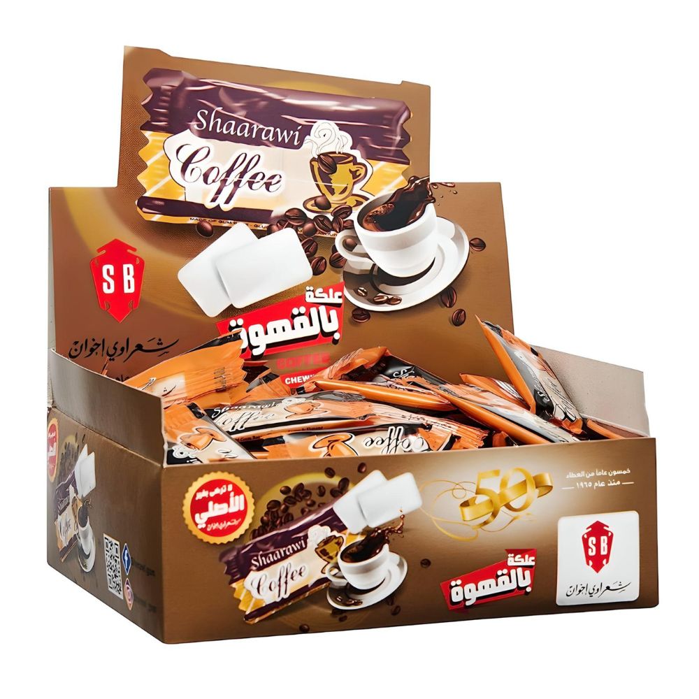 SHARAWI CHEWING GUM COFFEE 100*2PCS_0