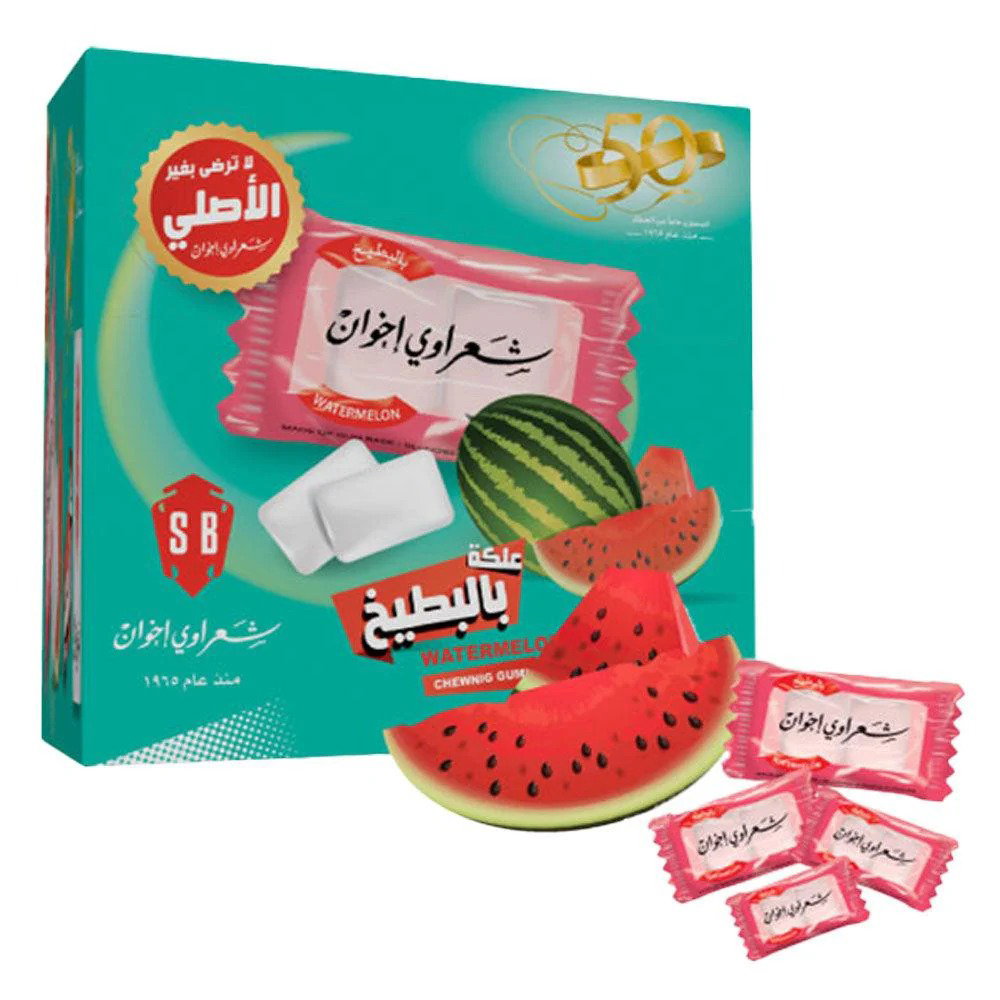 SHARAWI SCEWING GUM WATERMELON 100*2PCS