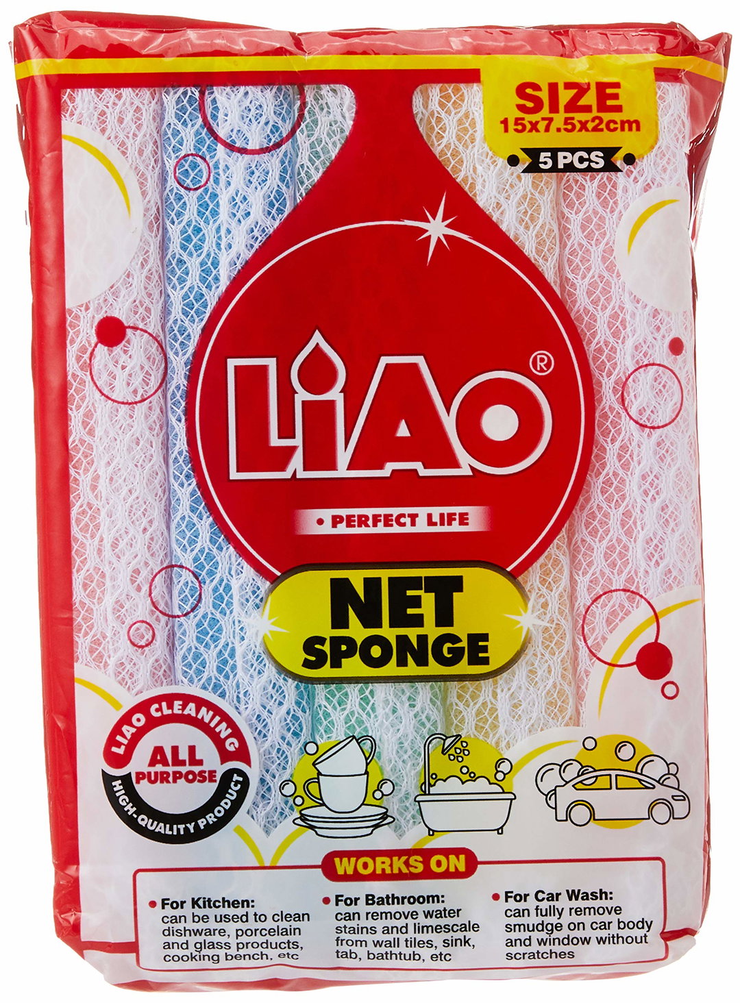 LIAO NET SPONGE 15*7.5*2CM