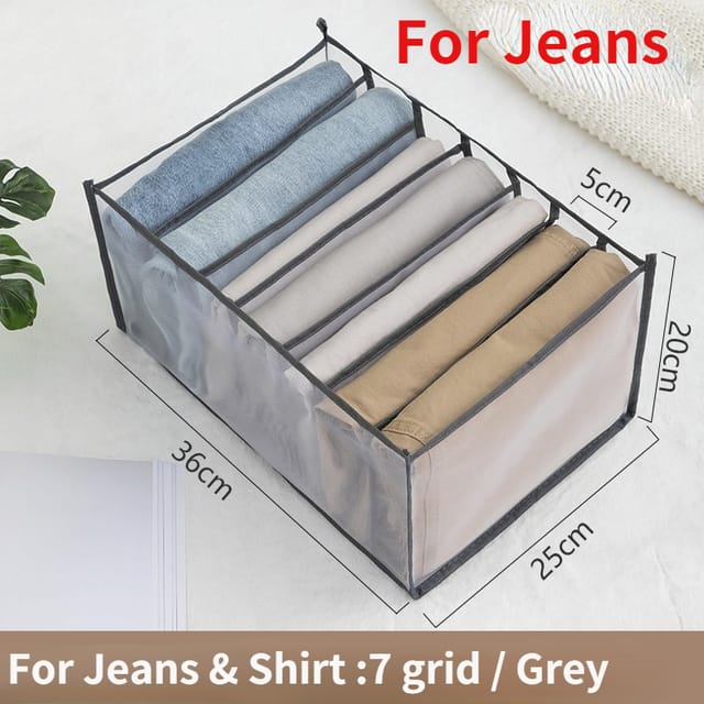 7 grid Jeans , Trouser and other garments organizer _2