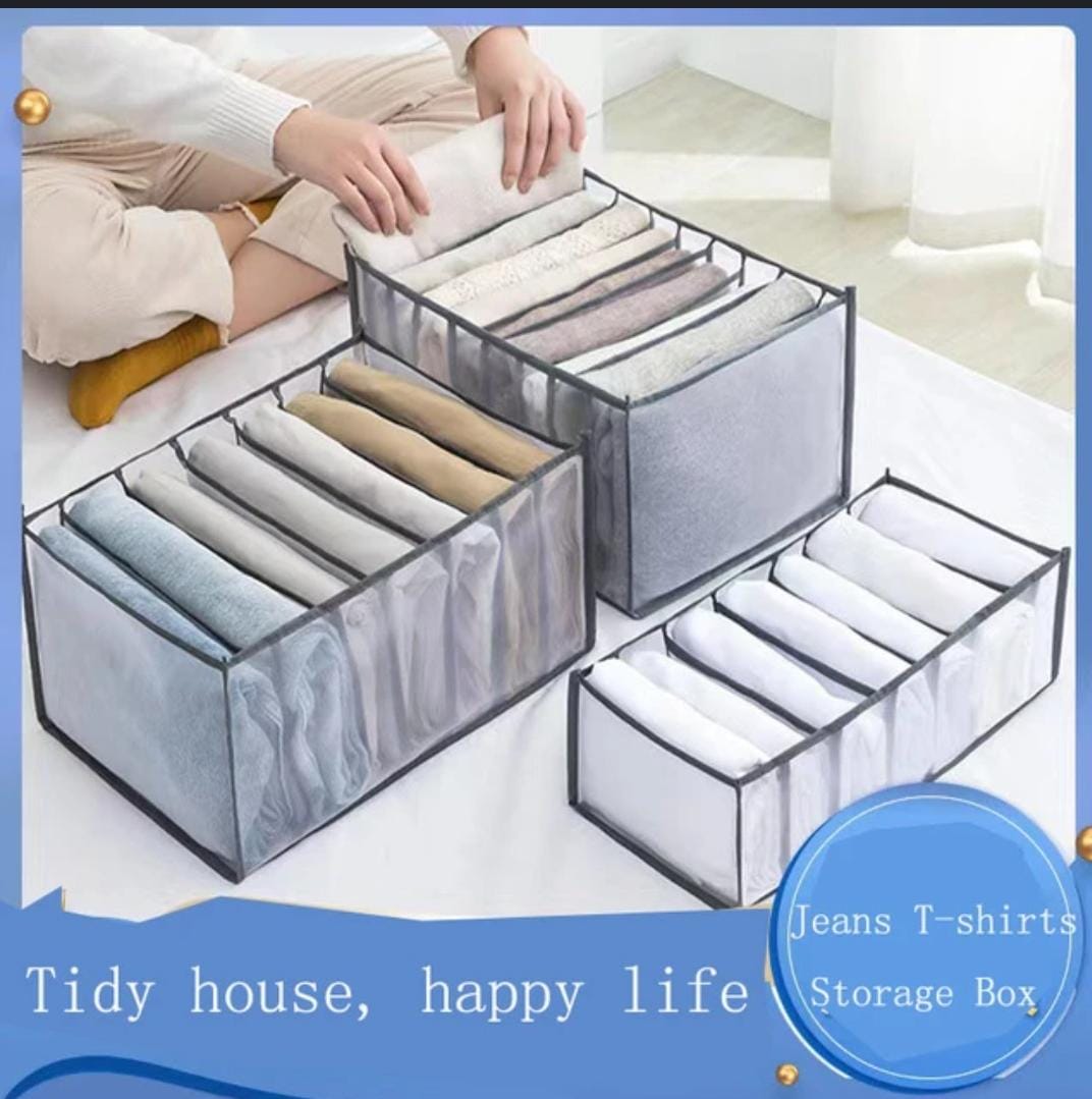 7 grid Jeans , Trouser and other garments organizer _1