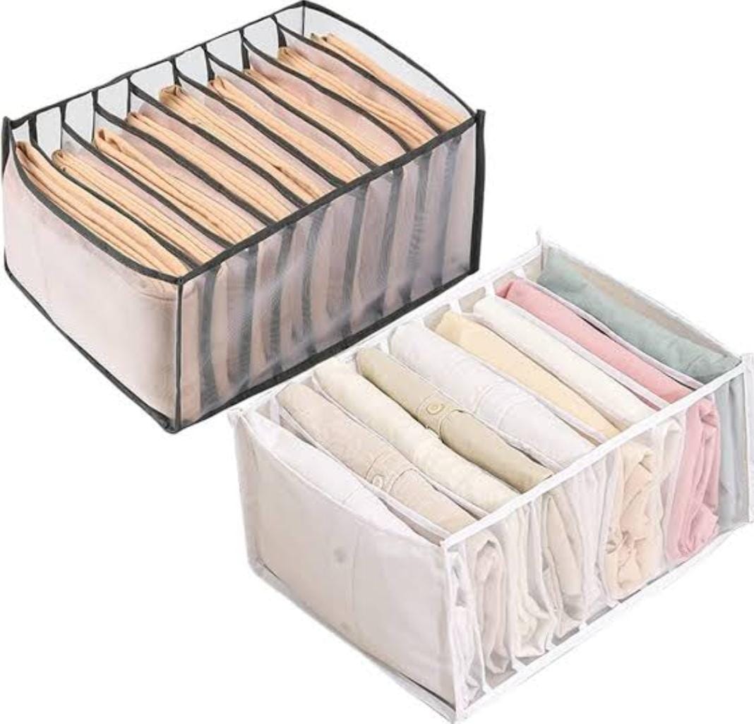 7 grid Jeans , Trouser and other garments organizer _4