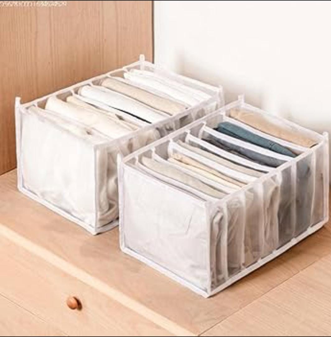 7 grid Jeans , Trouser and other garments organizer _3