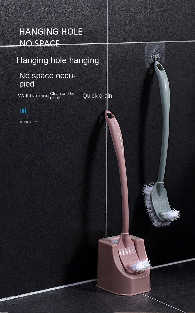 Toilet No Dead Corner Toilet Brush Set Cleaning Brush_1