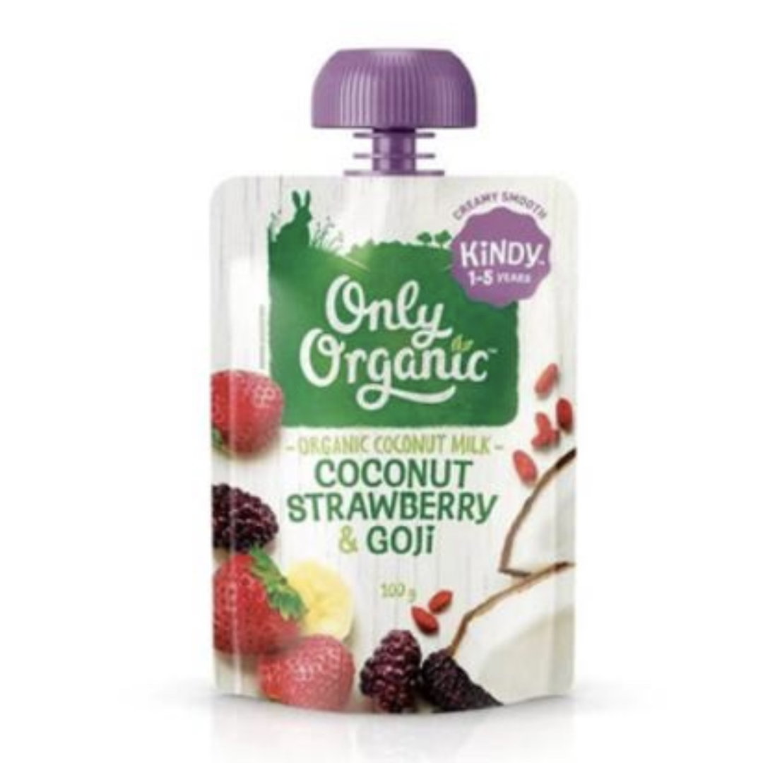 Only Organic COCONUT STRAWBERRY & GOJI 1-5yrs
