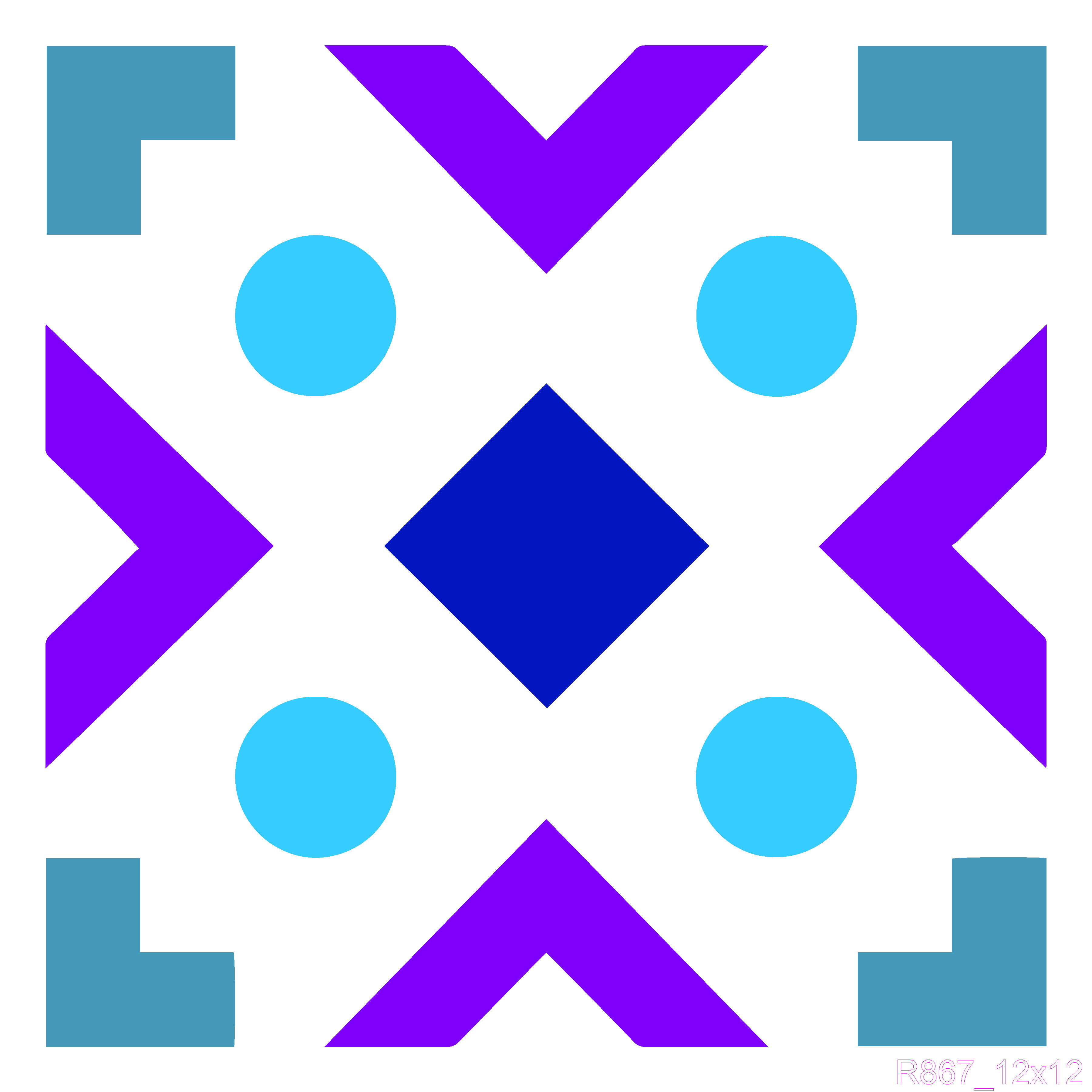 R867_Tiles Wall Stencil