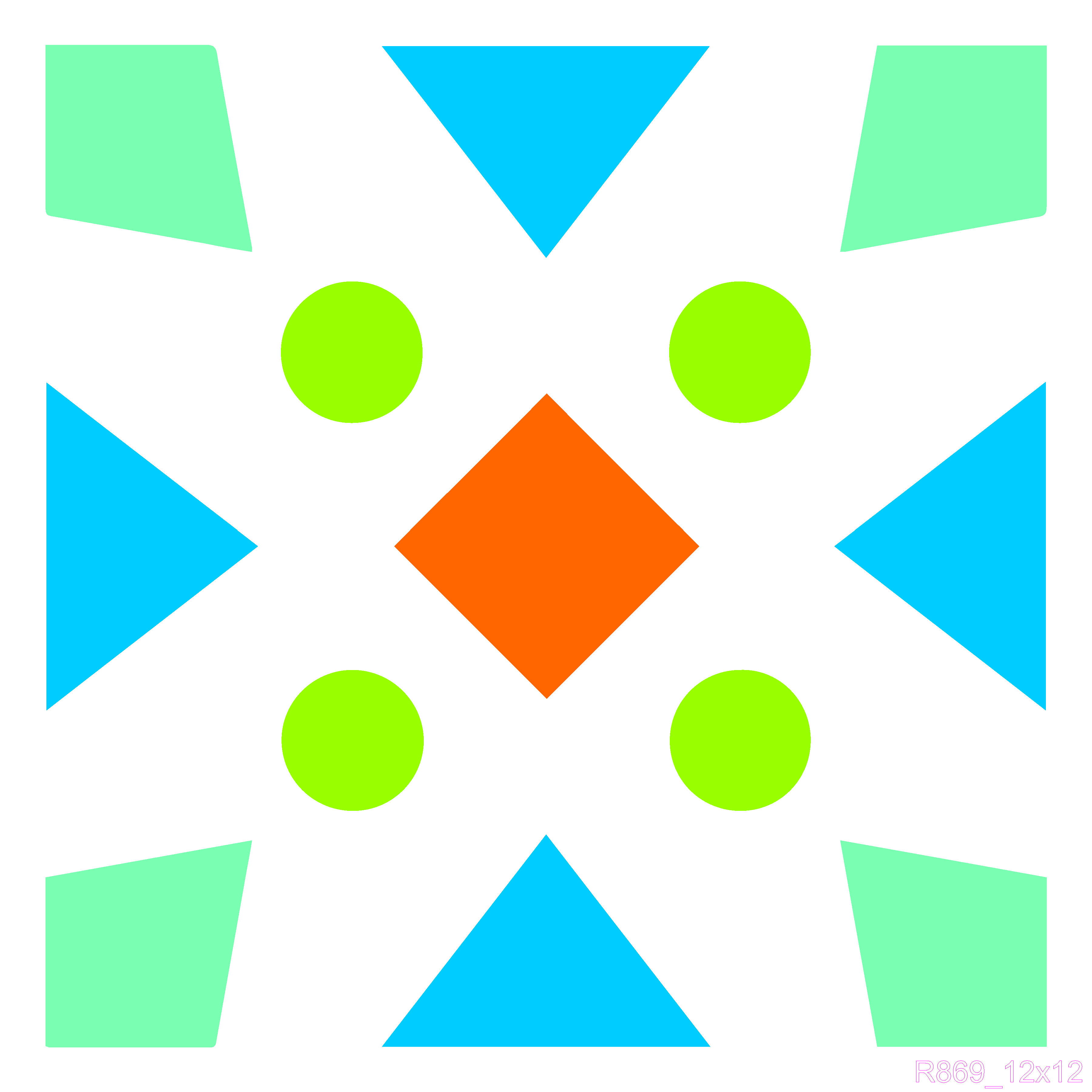 R869_Tiles Wall Stencil