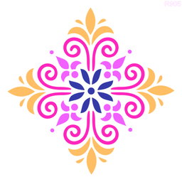 R905_Tiles Wall Stencil