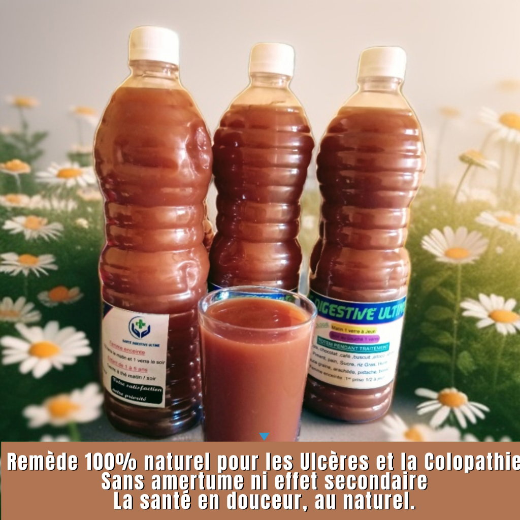 Traitement naturel et définitif des ulcères et de la colopathie - efficacité garantie à 100%.