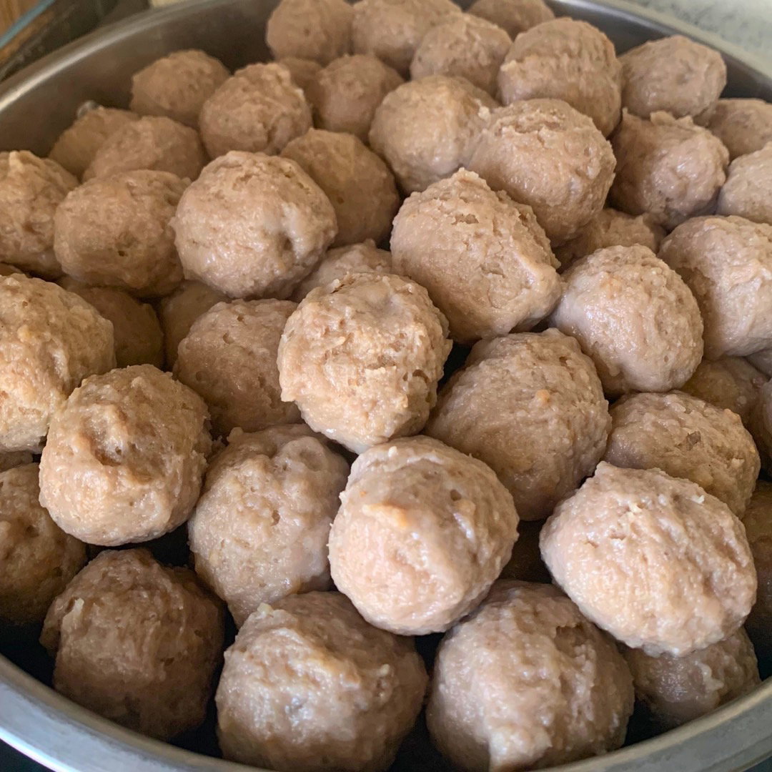 Frozen meatball