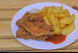 Chicken and chips