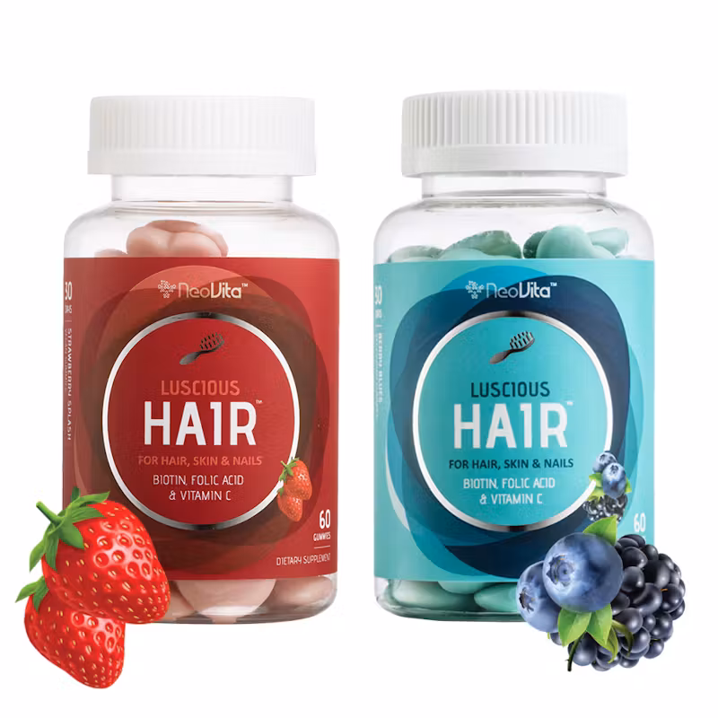 VITAMINA p/ Cabelo, Pele e Unhas - 60 Gomas 