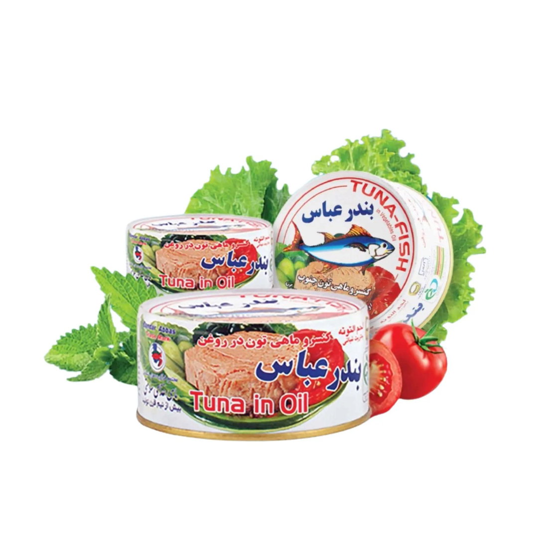 BANDAR ABBAS TUNA FISH IN VEGETABLE OIL 180GM