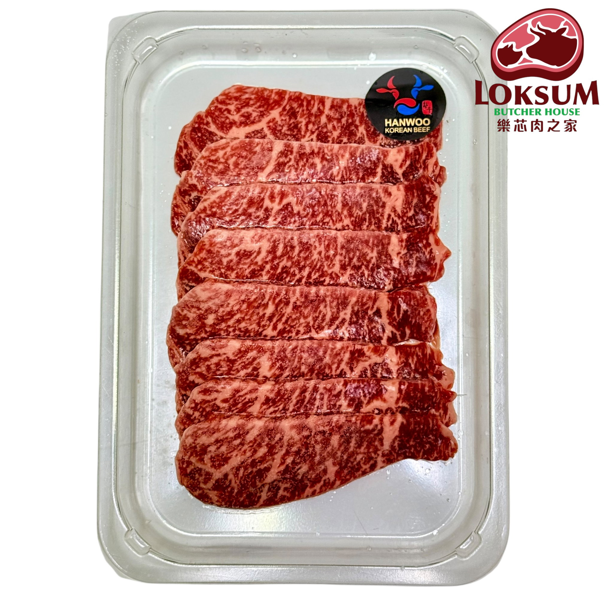 頂級韓國1++純種韓牛D Rump(臀腰肉)5mm 燒肉片 Premium Korean 1++ D Rump Yakiniku Sliced_0