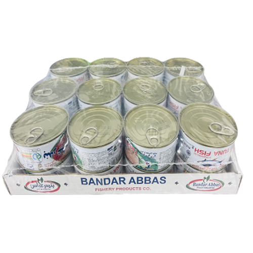 BANDAR ABBAS TUNA FISH IN VEGETABLE OIL 24*180GM_0