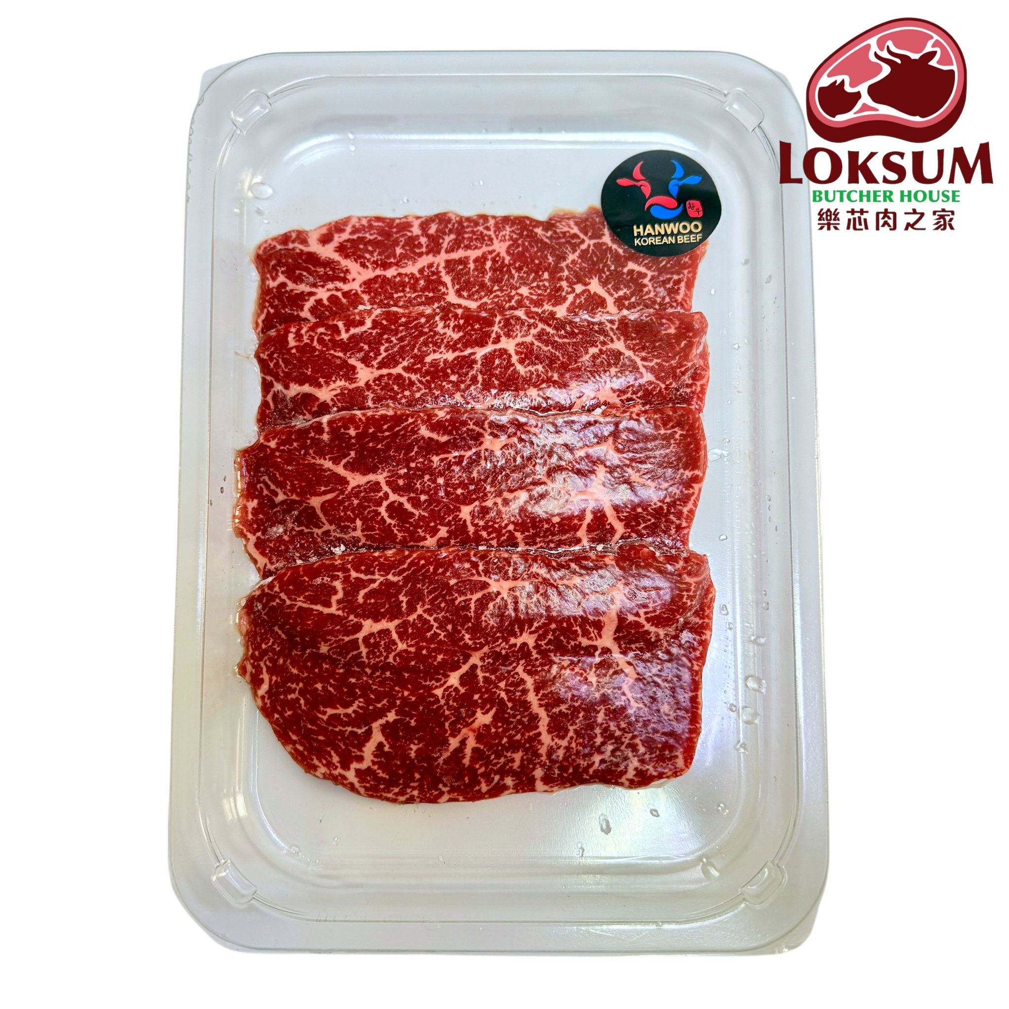 頂級韓國1++純種韓牛內側板肉5mm 燒肉片 Premium Korean 1++ Knuckle Yakiniku Sliced_0