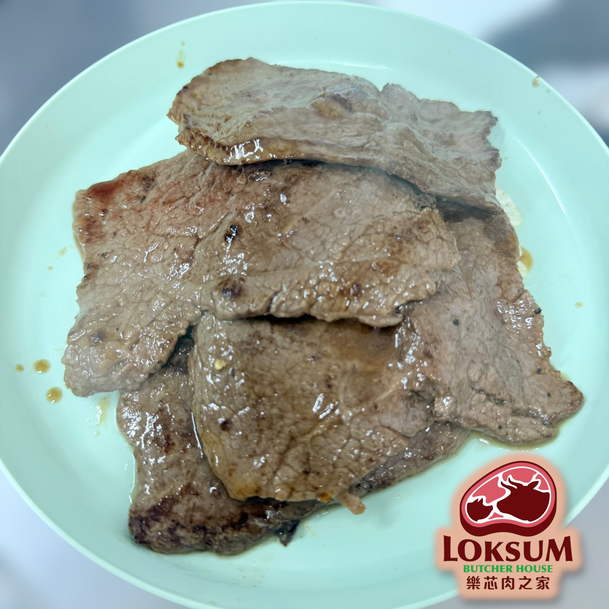 頂級韓國1++純種韓牛內側板肉5mm 燒肉片 Premium Korean 1++ Knuckle Yakiniku Sliced_3