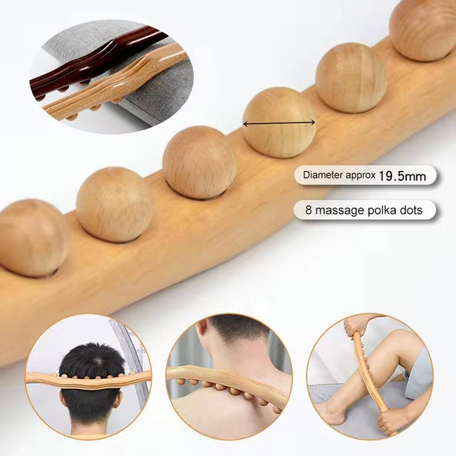 Wooden Gua Sha Stick Body Massage Tool _3