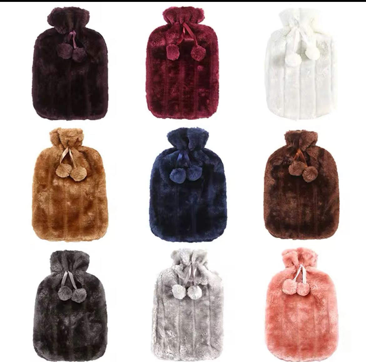 Hot water bottle with faux fleece_1
