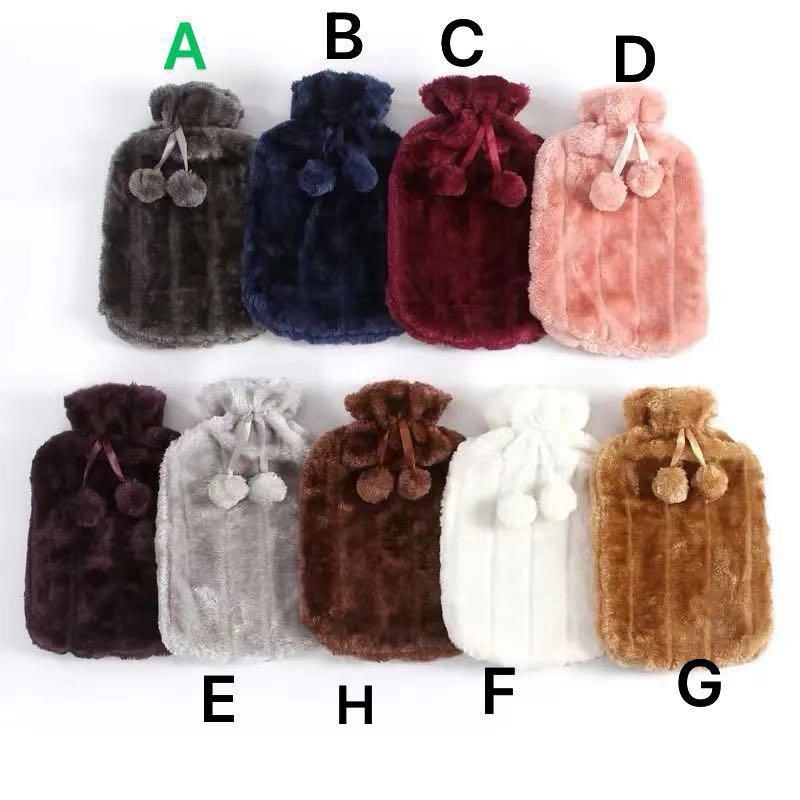 Hot water bottle with faux fleece_2