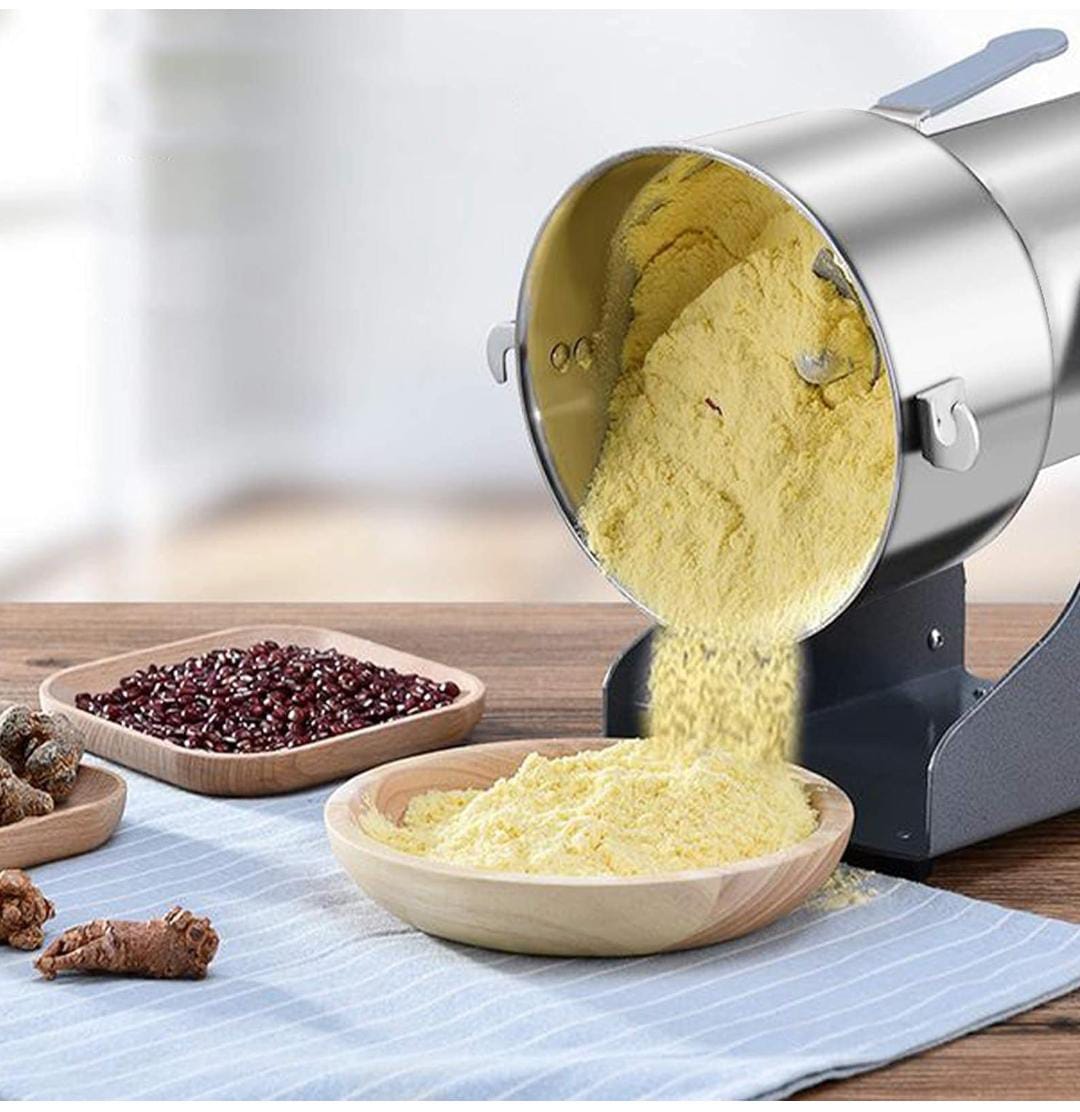 Electric Grain Grinder with 270°Swing  Open-Cover-Stop Design_3