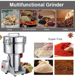 Electric Grain Grinder with 270°Swing  Open-Cover-Stop Design
