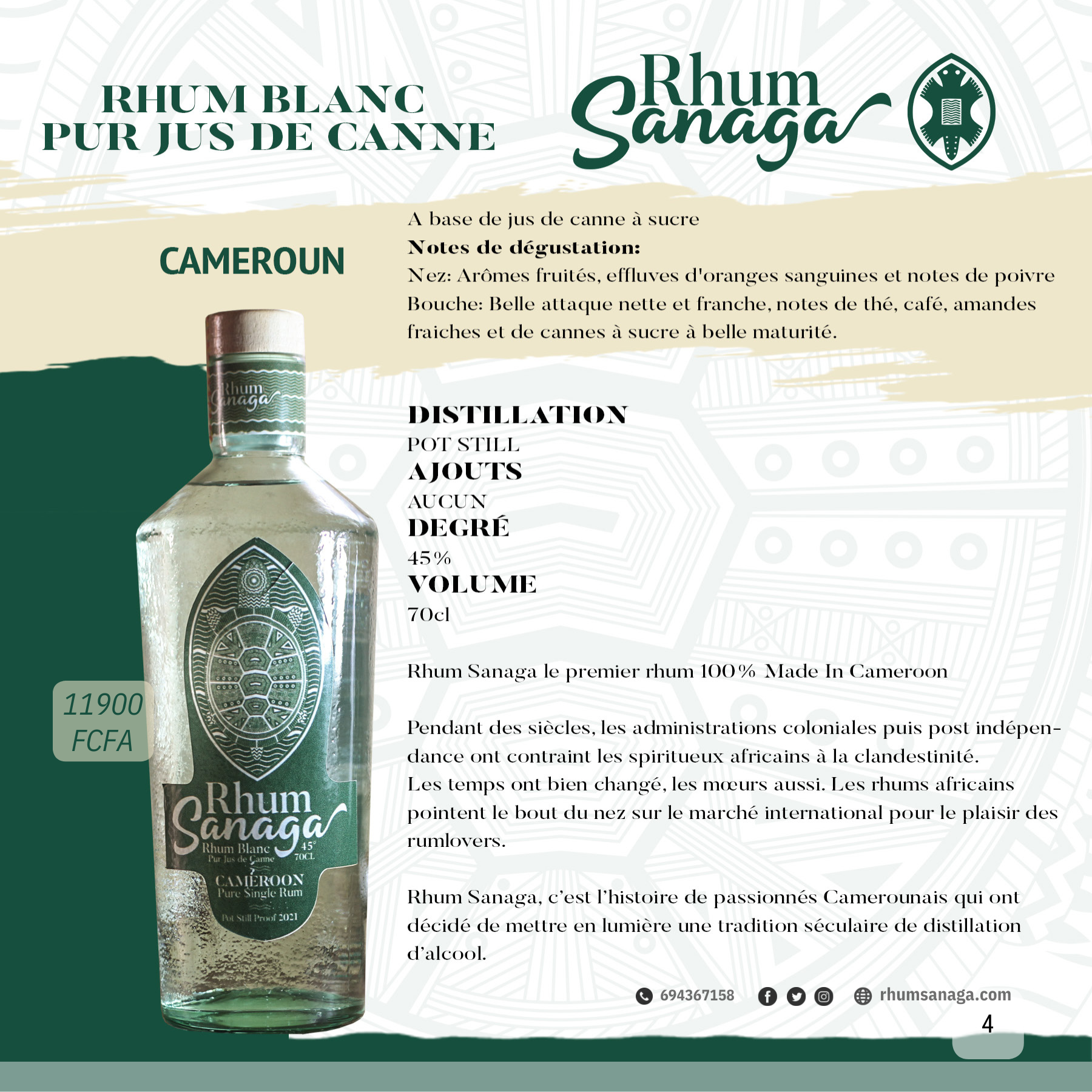 Rhum blanc pur jus canne _0