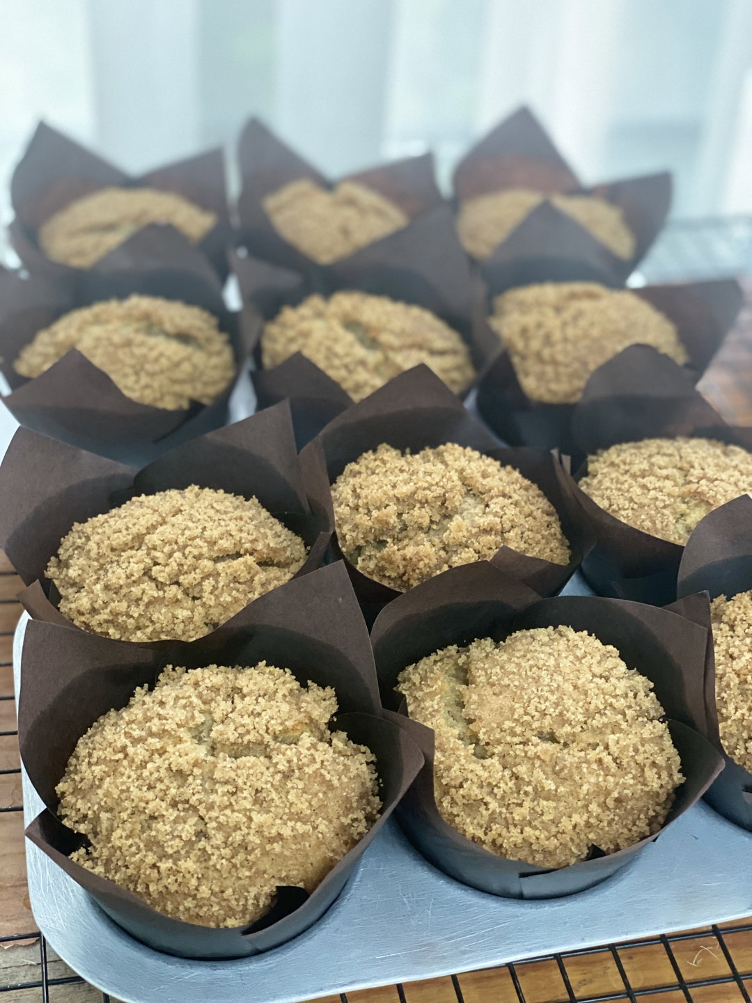 Banana Crumb Muffins