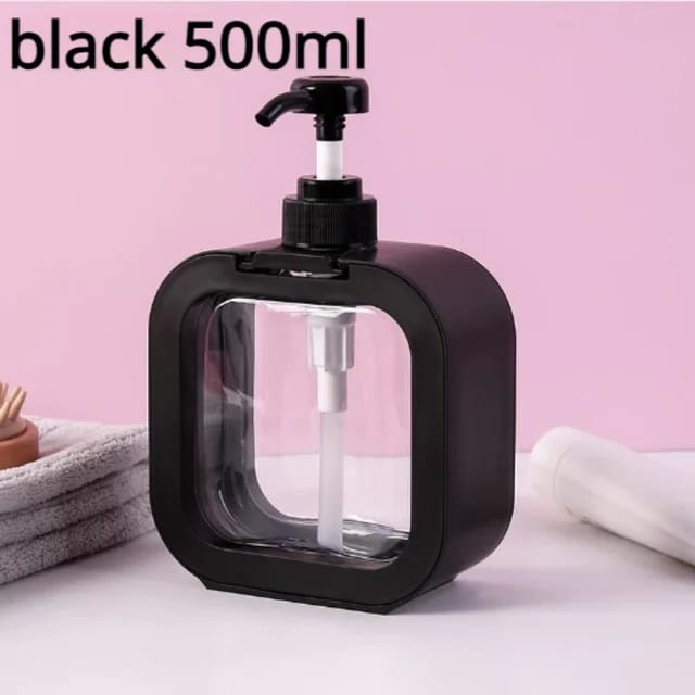 Black / White Shampoo bottle 300ml &  500ml _1