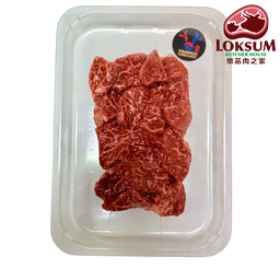 頂級韓國1++純種韓牛內側板肉牛粒 Premium Korean 1++ Beef Knuckle Cubes