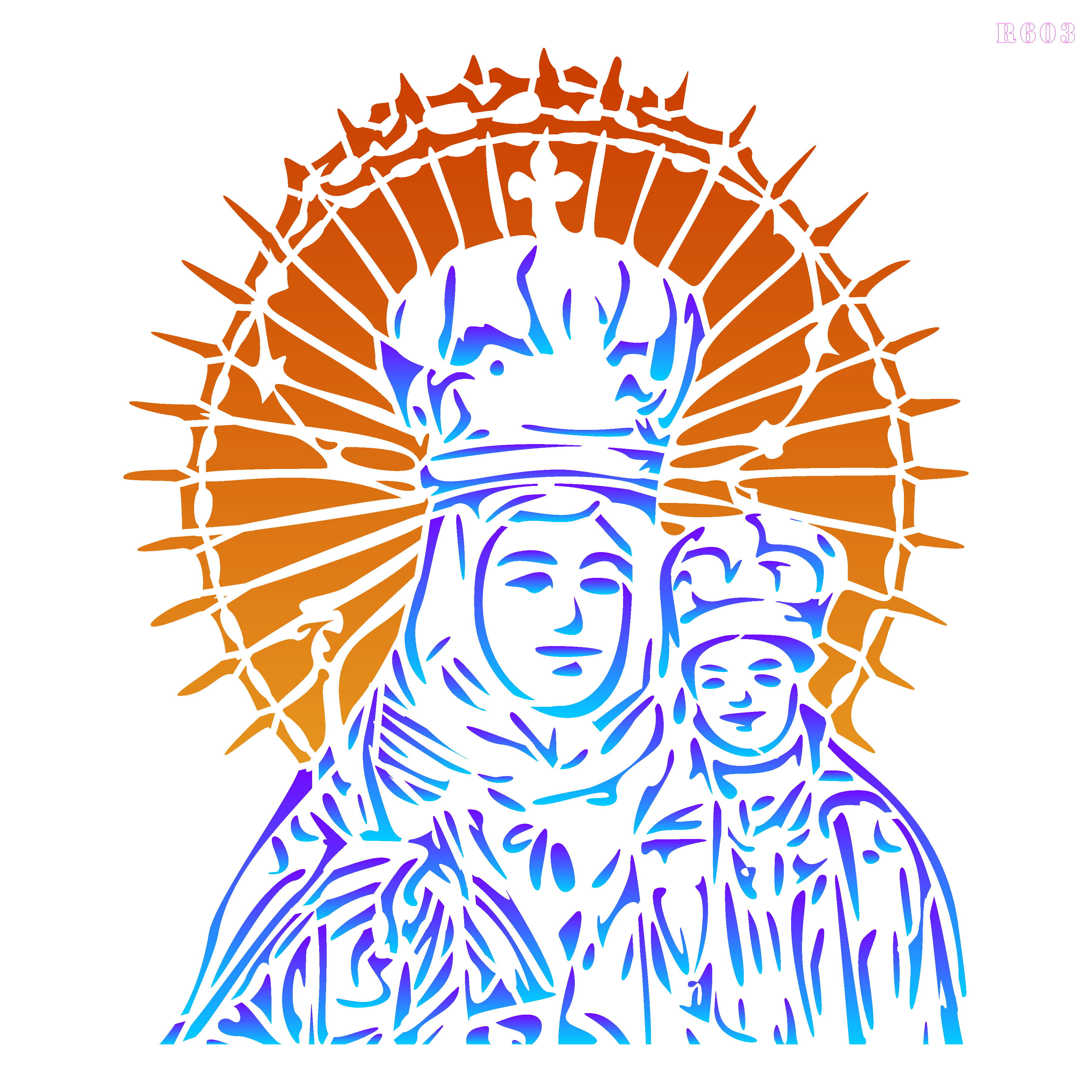 R603_Madha Wall Stencil